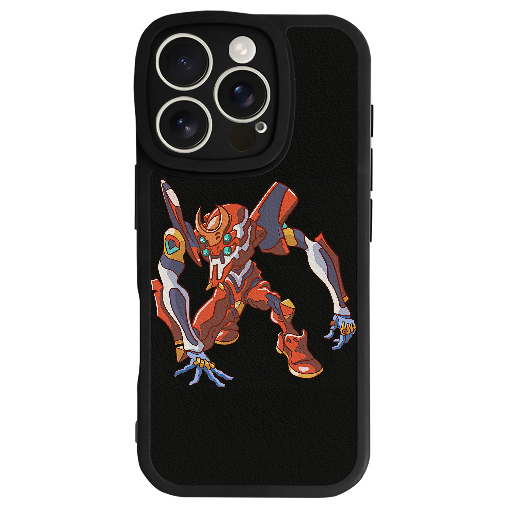 （画像用） EVA 新世紀エヴァンゲリオン 【iPhone 16シリーズ対応】シリコンスマホケース（レザー調） 材質：シリコン